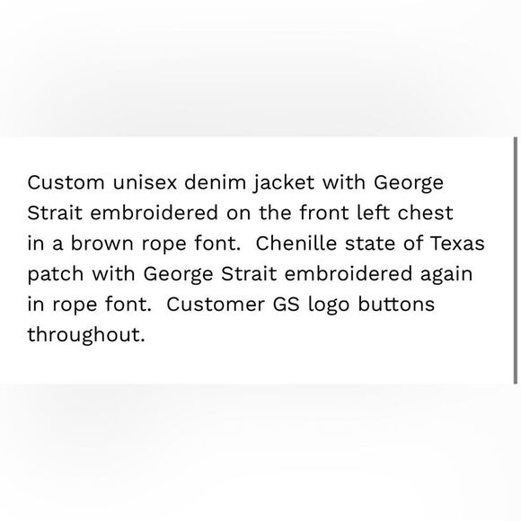 Richards & Southern George Strait Denim jacket size 2XL - Picture 14 of 14